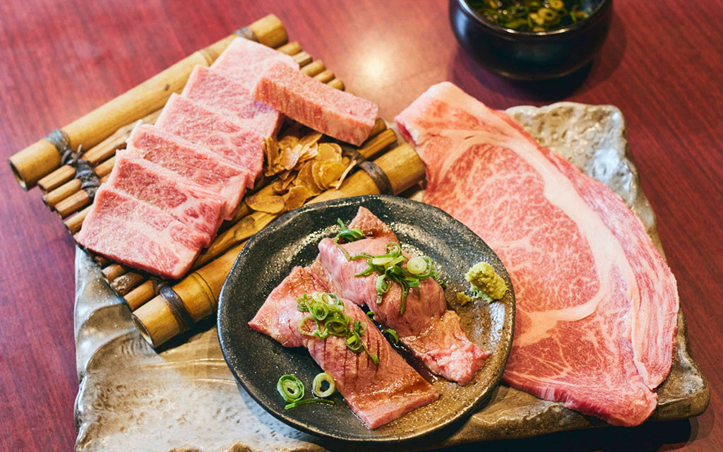 Image：meat sushi, thick cut loin, grilled sukiyaki loin